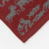 Astrologie bedeckt Horoskop-Geschenke - fertigen Fleecedecke (Ecke)