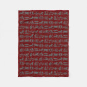 Astrologie bedeckt Horoskop-Geschenke - fertigen Fleecedecke (Vorderseite)