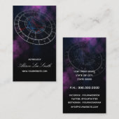 Astrologie-Berater Astrologer Visitenkarte (Vorne/Hinten)