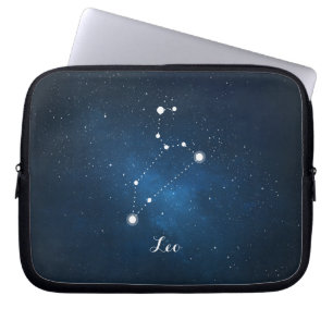 Astrologie Blauer Nebel Leo Zodiac Zeichen Laptopschutzhülle