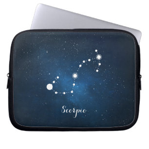 Astrologie Blauer Nebel Skorpio Zodiac Zeichen Laptopschutzhülle