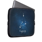 Astrologie Blauer Nebel Steinbock Laptopschutzhülle (Vorne Rechts)