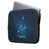 Astrologie Blauer Nebel Steinbock Laptopschutzhülle (Vorderseite Links)