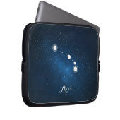 Astrologie-blaues Laptopschutzhülle (Vorne Rechts)