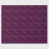 Astrologie Capricorn Constellation Celestial Cosmi Geschenkpapier (Flach)
