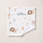 Astrologie-Design: Wasserfarbe Leo Zodiac Zeichen Badhandtuch Set (Waschlappen)