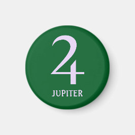 Astrologie-Diagramme: Das Magnet des Planeten Jupi