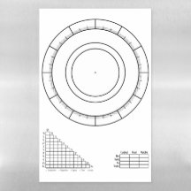 Astrologie-Diagramme: Leeres Zodiakrad