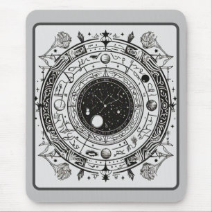 Astrologie enthüllt: Himmelsmuster und Zeichen Mousepad