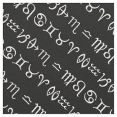 Astrologie Fabric Personalisiert Zodiac Fabrics Stoff (Nahaufnahme)