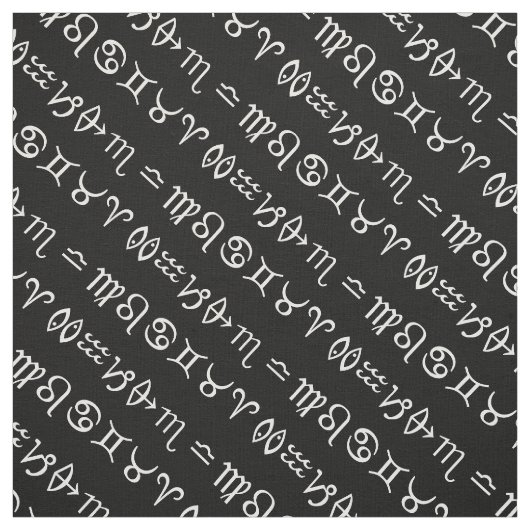 Astrologie Fabric Personalisiert Zodiac Fabrics Stoff (Muster)