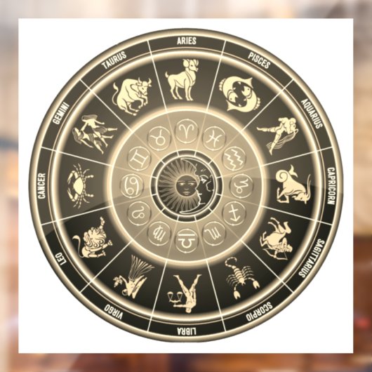 Astrologie Fensteraufkleber (Blatt 2)