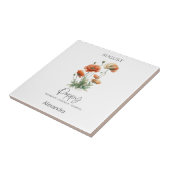 Astrologie Geburtsmonat August | Blume Mohn Fliese (Seite)