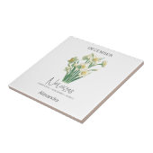 Astrologie Geburtsmonat Dezember | Blume Narziss Fliese (Seite)