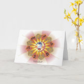 Astrologie Geist Grüße Karte (Gelbe Blume)