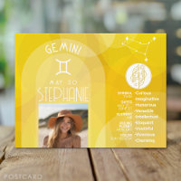 Astrologie Gemini Zodiac Sign Foto Custom Geburtst