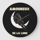 Astrologie Girl Große Wanduhr (Vorderseite)