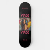 Astrologie Graffiti Virgo Zodiac Skateboard (Vorderseite)