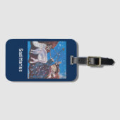 Astrologie Horoskop Sagittariu Akrylic Gepäckmarke Gepäckanhänger (Vorderseite (Horizontal))