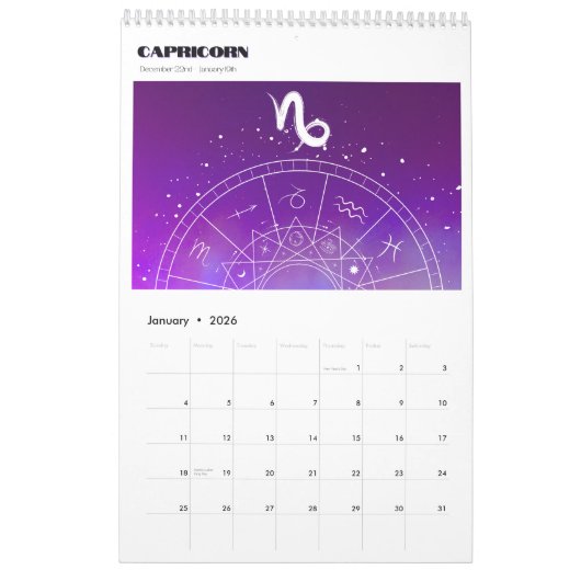 Astrologie-Kalender 2024 Kalender (Jan 2026)