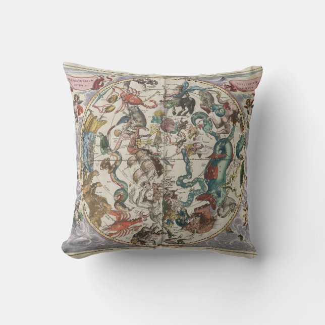 Astrologie-Kissen-Stern unterzeichnet Horoskope Kissen (Vorderseite)