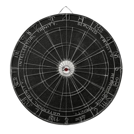Astrologie Konstellation Hexe, Zodiac-Zeichen magi Dartscheibe (vorne)