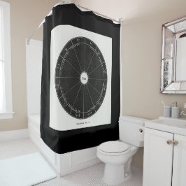 Astrologie Konstellation Hexe, Zodiac-Zeichen magi Duschvorhang