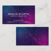 Astrologie-Konstellations-Diagramm (Farbe) Astrolo Visitenkarte (Vorne/Hinten)