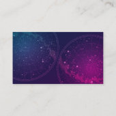 Astrologie-Konstellations-Diagramm (Farbe) Astrolo Visitenkarte (Rückseite)