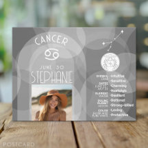 Astrologie Krebs Zodiac-Zeichen Foto Custom Geburt