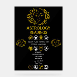 Astrologie Lesen Acrylschild