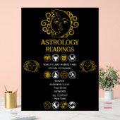 Astrologie Lesen Acrylschild (Hochzeit)