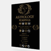 Astrologie Lesen Acrylschild (Winkel)