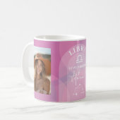 Astrologie Libra Zodiac Signa Foto Custom Geburtsd Kaffeetasse (Vorderseite Links)