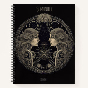 Astrologie-Notebook für Gemini Notizblock