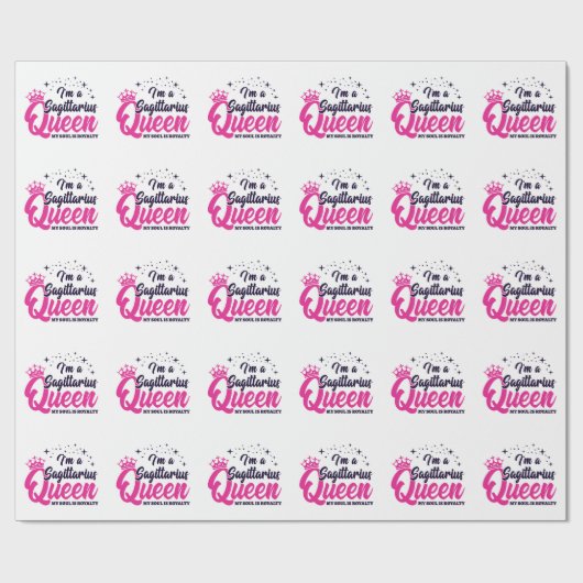 Astrologie - November Geburtstag Sagittarius Geschenkpapier (Flach)