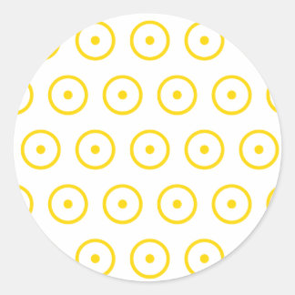 Astrologie Planet Sun Symbole Runder Aufkleber