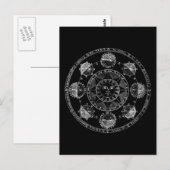 Astrologie Postkarte (Vorne/Hinten)