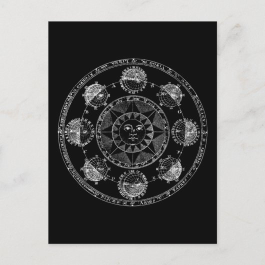 Astrologie Postkarte (Vorderseite)