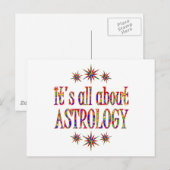 ASTROLOGIE POSTKARTE (Vorne/Hinten)