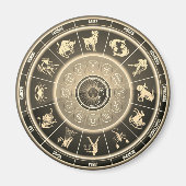 Astrologie-Radmagnet Magnet (Vorne)