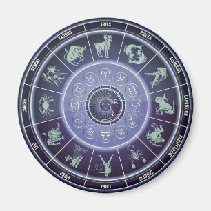 Astrologie-Radmagnet Magnet