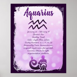 Astrologie Schild Aquarius Horoskop Zodiac Symbol