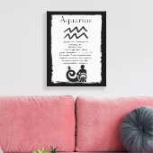 Astrologie Schild Aquarius Horoskop Zodiac Symbol (Insitu (Wohnzimmer))