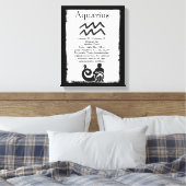 Astrologie Schild Aquarius Horoskop Zodiac Symbol (Insitu (Schlafzimmer))