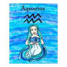 Astrologie Schild Aquarius Horoskop Zodiac Symbol