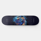 Astrologie Skateboard mit Leo Symbol (Horizontal)