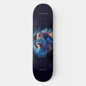 Astrologie Skateboard mit Leo Symbol (Vorderseite)