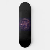 Astrologie Skateboard mit Scorpio-Symbol (Vorderseite)