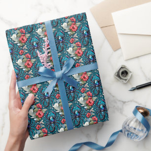Astrologie Skorpio Blume Kristallleuchten Geschenkpapier